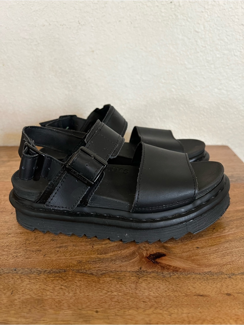 Dr. Martens Voss Sandal Black Women US 5
